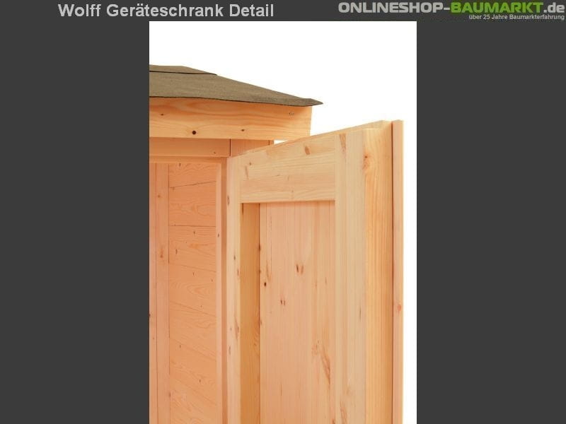 Wolff Finnhaus Geräteschrank 20 - C natur