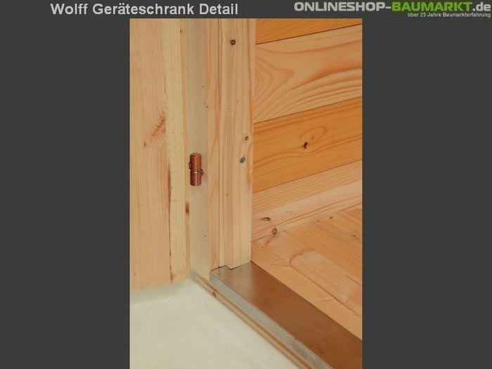 Wolff Finnhaus Geräteschrank 20 - D natur
