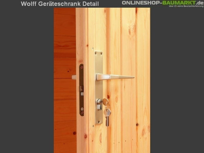 Wolff Finnhaus Geräteschrank 20 - D natur