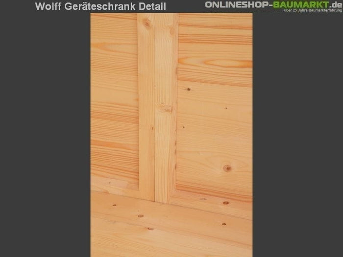 Wolff Finnhaus Geräteschrank 20 - D natur