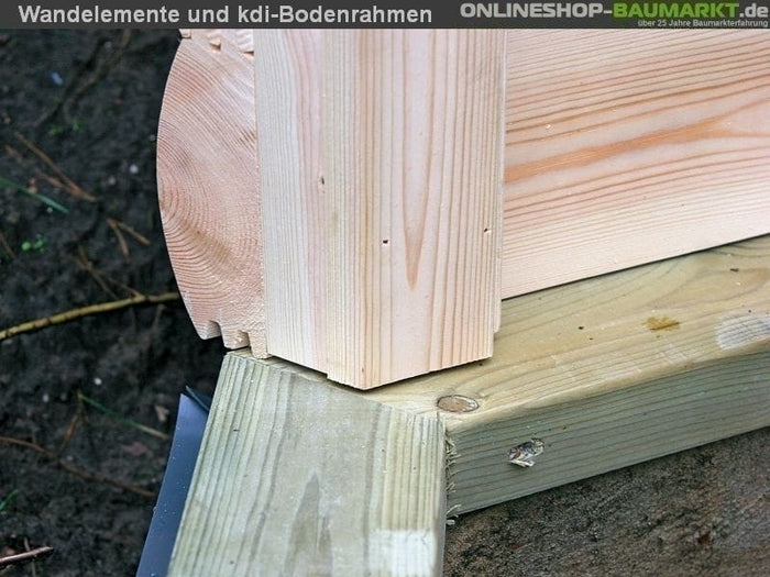 Wolff Finnhaus Grillkota 9 de luxe mit Anbau, inkl. Daschindeln schwarz