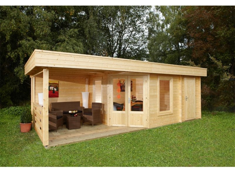 Wolff Finnhaus Maja 40-B/2-Raum, mit Terasse 250 cm