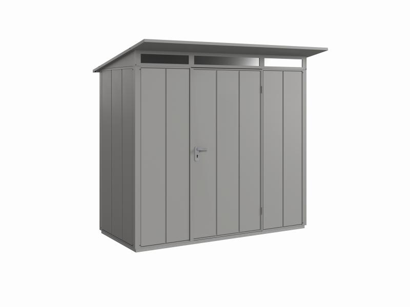 Wolff Finnhaus Metall-Gerätehaus Fascinato 2411, grau, 1 flg