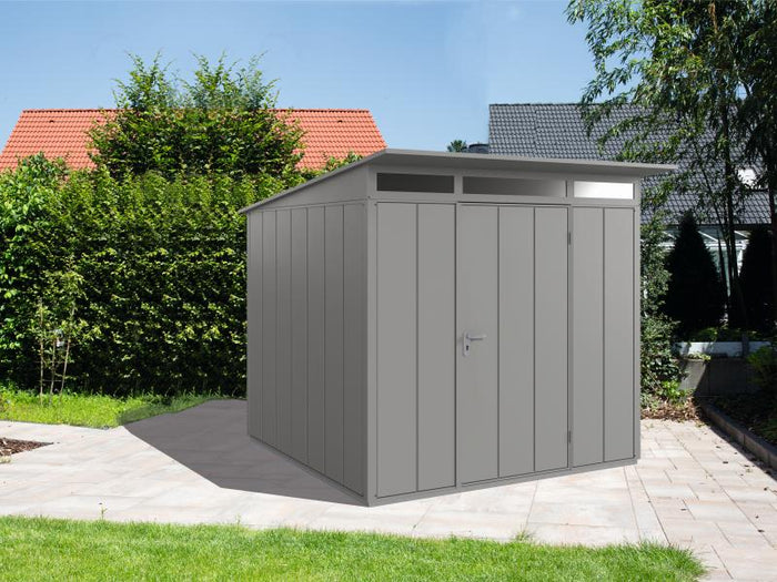 Wolff Finnhaus Metall-Gerätehaus Fascinato 2424, grau,  1 flg