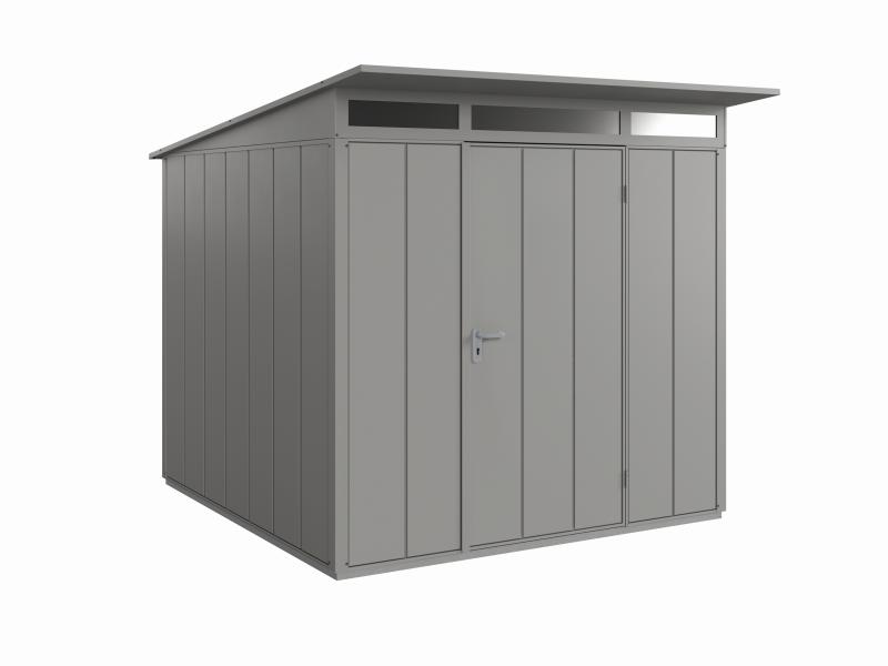 Wolff Finnhaus Metall-Gerätehaus Fascinato 2424, grau, 1 flg