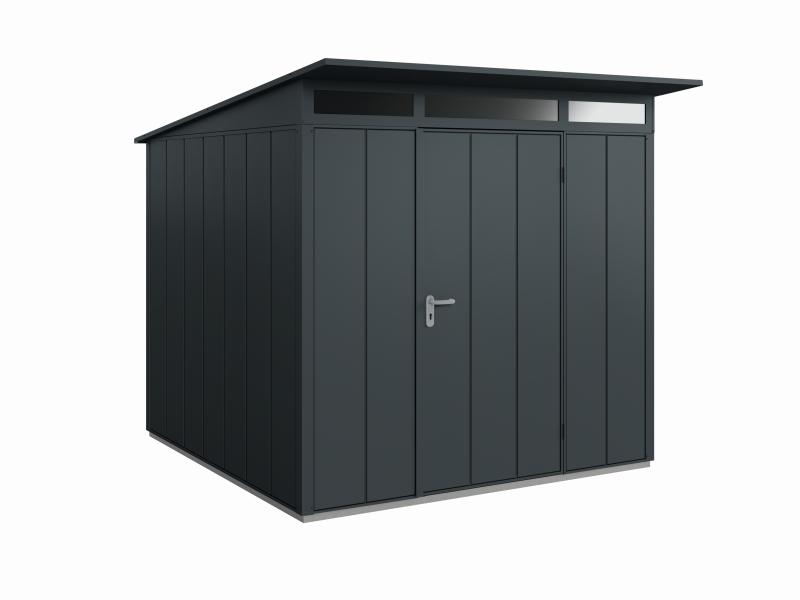 Wolff Finnhaus Metall-Gerätehaus Fascinato 2424, anthrazit, 1 flg