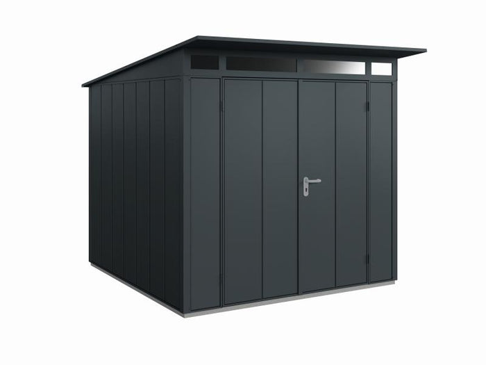 Wolff Finnhaus Metall-Gerätehaus Fascinato 2424, anthrazit, 2 flg