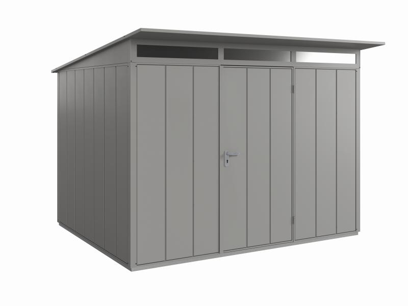 Wolff Finnhaus Metall-Gerätehaus Fascinato 3024, grau, 1 flg