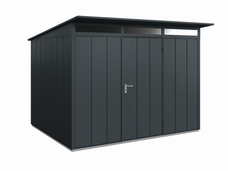 Wolff Finnhaus Metall-Gerätehaus Fascinato 3024, anthrazit, 1 flg