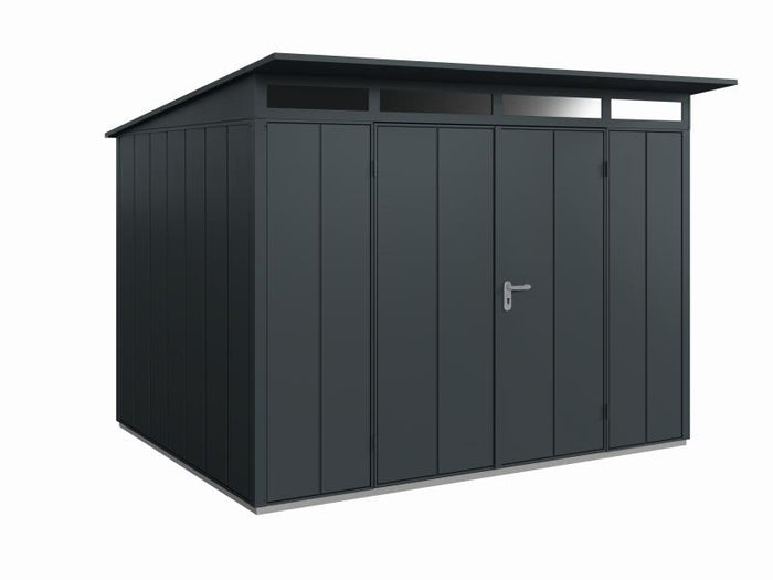 Wolff Finnhaus Metall-Gerätehaus Fascinato 3024,  anthrazit, 2 flg