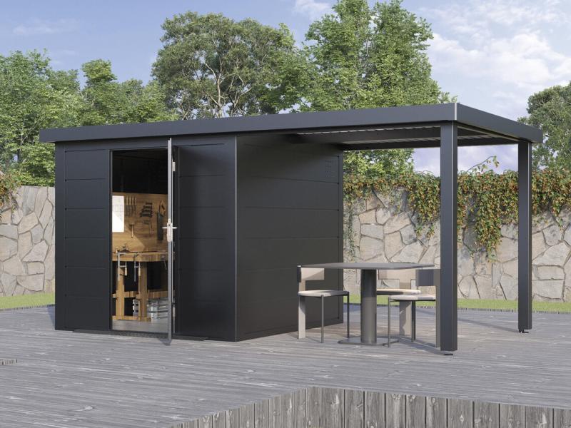 Wolff Finnhaus Metall-Terrasse 2424, Anthrazit