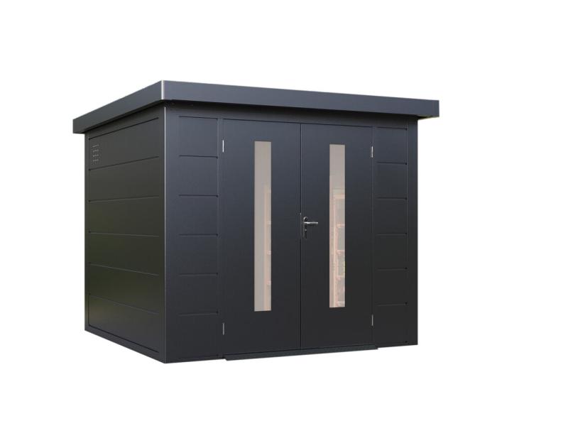 Wolff Finnhaus Metallgartenhaus Eirik 2424, Anthrazit