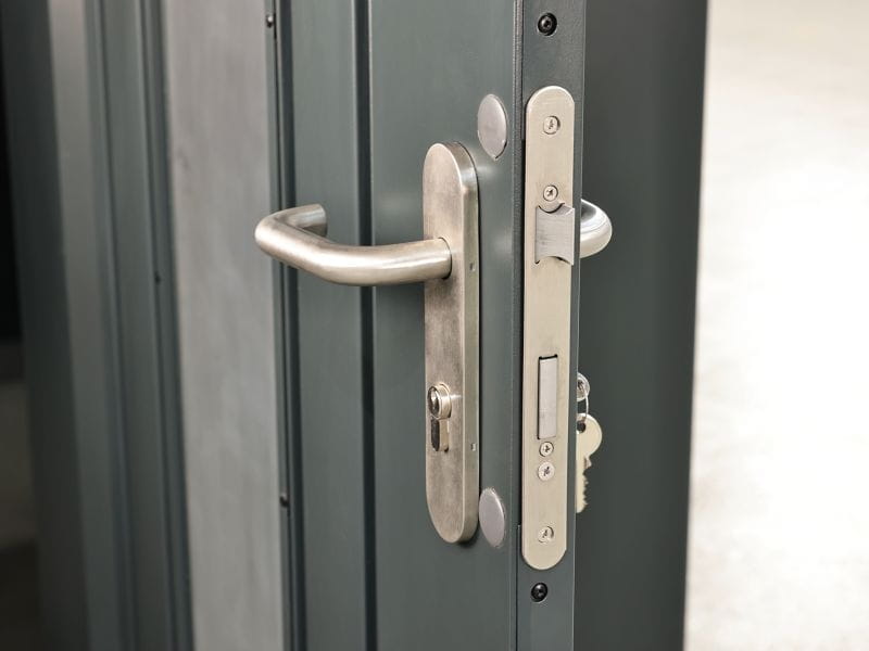 Wolff Finnhaus Metallgartenhaus Elvar 3924, Anthrazit, inkl. Seitendach links 1,50 m