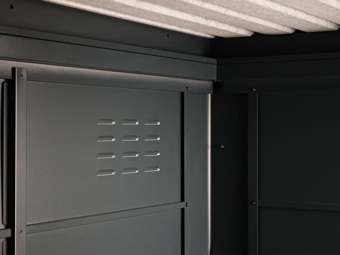 Wolff Finnhaus Metallgartenhaus Elvar 6030, Anthrazit