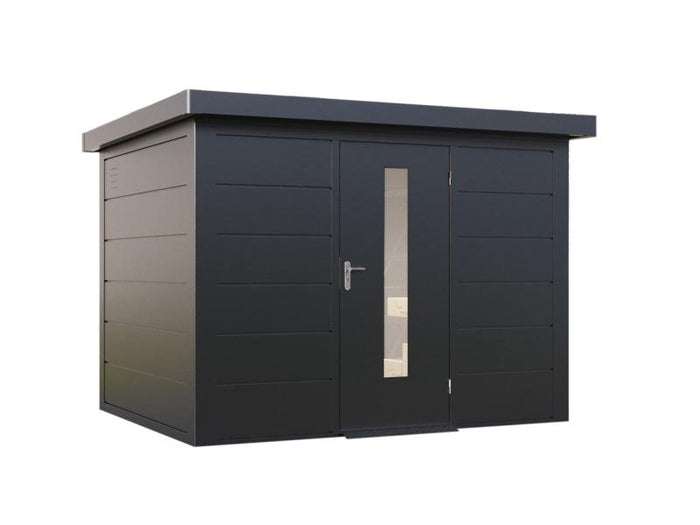 Wolff Finnhaus Metallgartenhaus Hakon 3024, Anthrazit, 1 flg