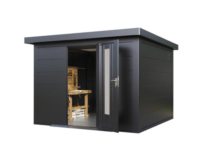 Wolff Finnhaus Metallgartenhaus Hakon 3030, Anthrazit, 1 flg