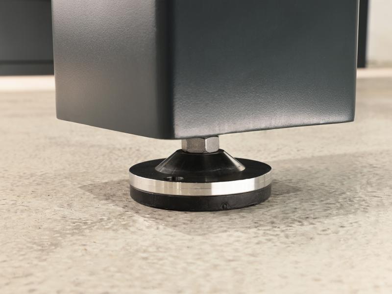 Wolff Finnhaus Metallgartenhaus Thorin 5424, Anthrazit, 1 flg, inkl. Seitendach rechts 2,40 m