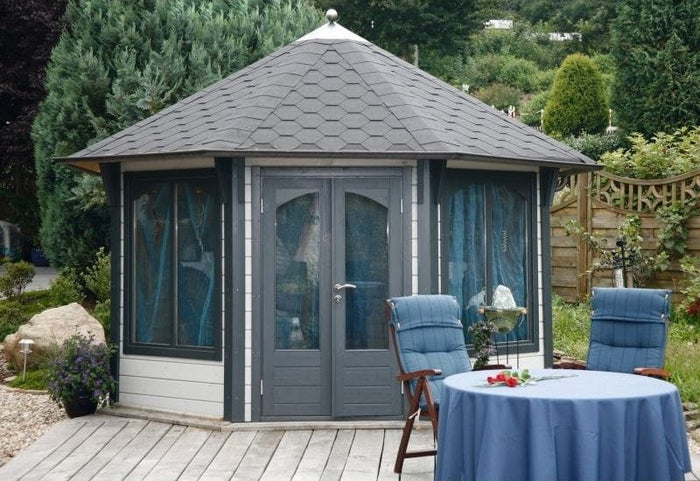 Wolff Finnhaus Pavillon Capri 3.5 natur 3,5x3,5 m