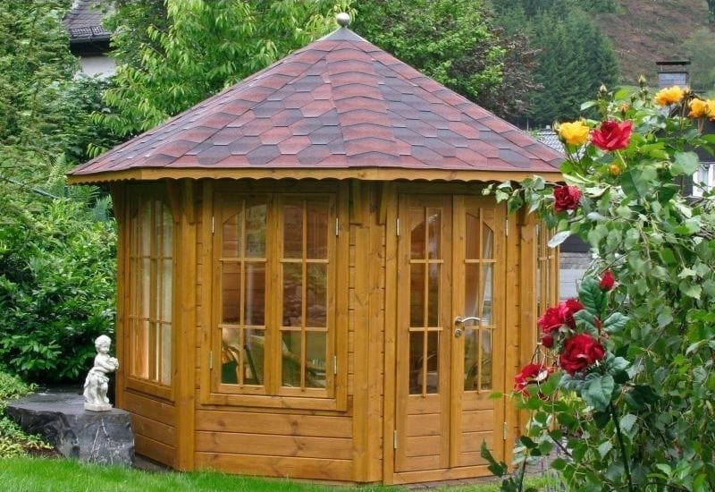 Wolff Finnhaus Pavillon Milano 3.0 natur 3 x 3 m