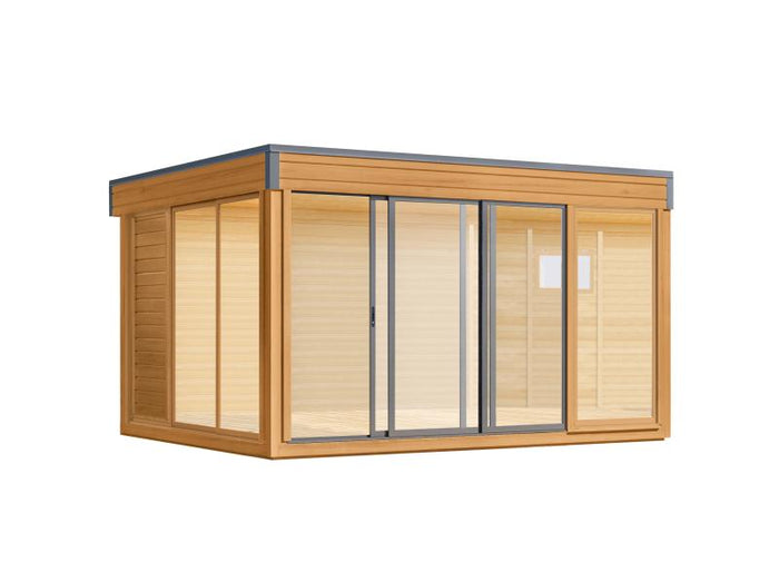 Wolff Finnhaus Pultdachhaus Finn Cube 4x3 Typ 2 ISO Kiefer