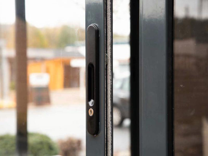 Wolff Finnhaus Pultdachhaus Studio 44-B mit Seitendach, Hellgrau