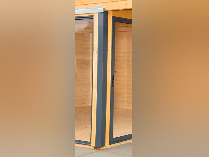 Wolff Finnhaus Pultdachhaus Studio 44-D naturbelassen