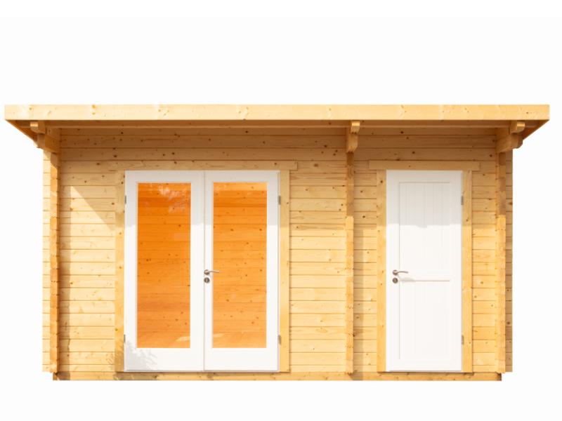 Wolff Finnhaus Pultdachhaus Trondheim 44-D 2-Raum naturbelassen