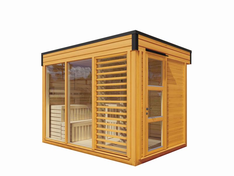 Wolff Finnhaus Sauna Paradiso 3x2 2-Raum, kiefer