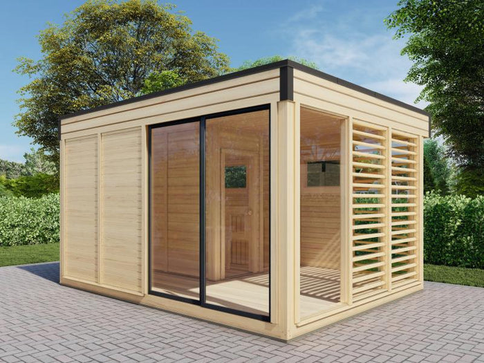 Wolff Finnhaus Sauna Paradiso 4x3 (2-Raum)