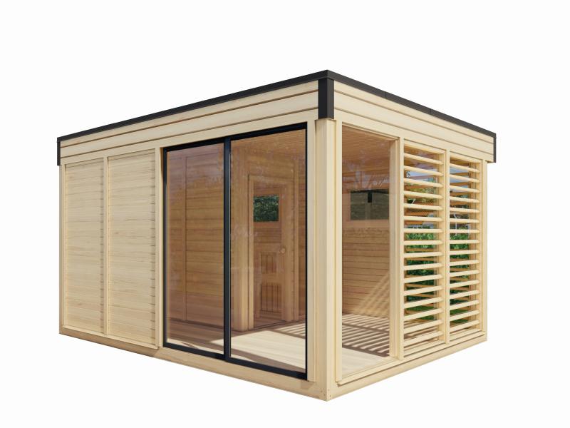 Wolff Finnhaus Sauna Paradiso 4x3 (2-Raum)