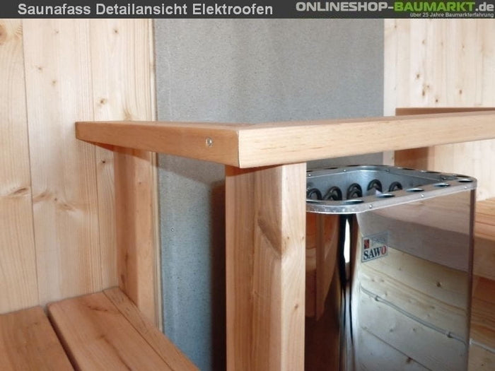 Wolff Finnhaus Saunafass 400 2-Raum