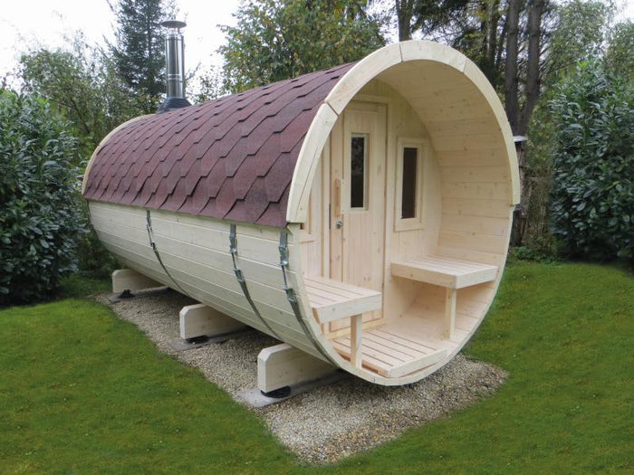 Wolff Finnhaus Saunafass 400 als Bausatz