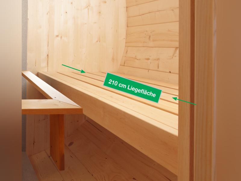 Wolff Finnhaus Saunafass 400 als Bausatz