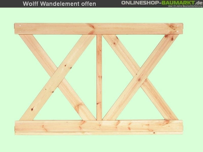 Wolff Finnhaus Wandelement X klein Kreta 8