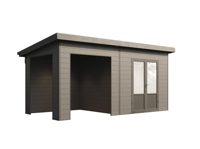 Wolff Finnhaus WPC-Haus Tona 5024 Anthrazit