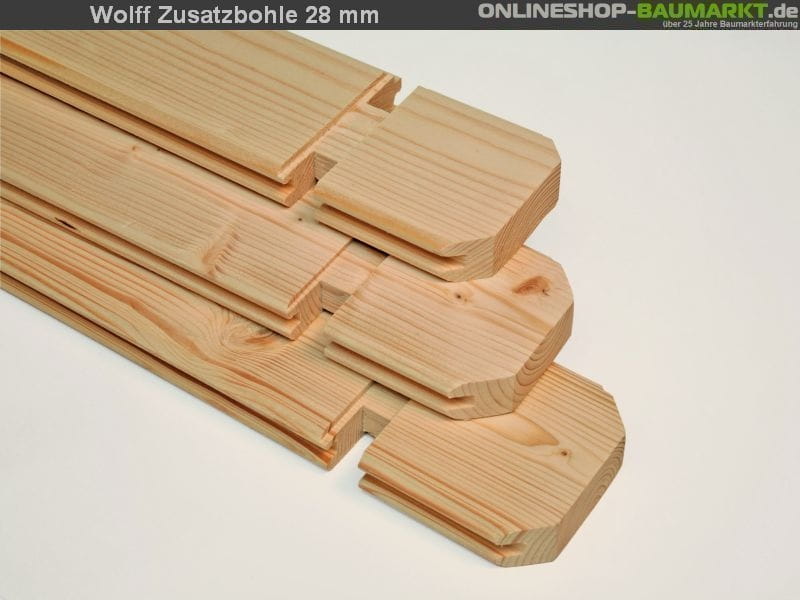 Wolff Finnhaus Zusatzbohle 28 mm je lfm.