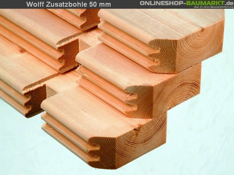 Wolff Finnhaus Zusatzbohle 58 mm je lfm.