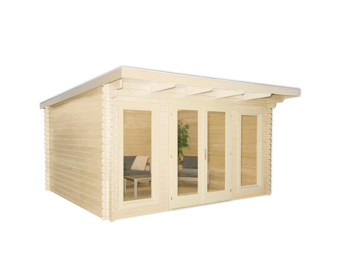 Wolff Pultdachhaus Amsterdam naturbelassen, inkl. Fußboden