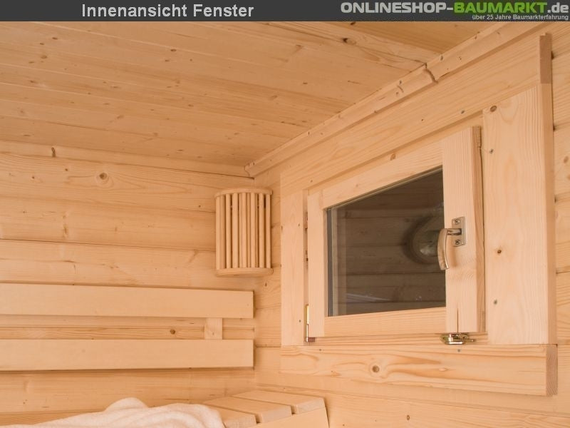 Wolff Saunahaus Keijo 70 Halbglastür