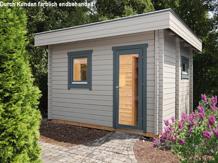 Wolff Saunahaus Keijo 70 Vollglastür