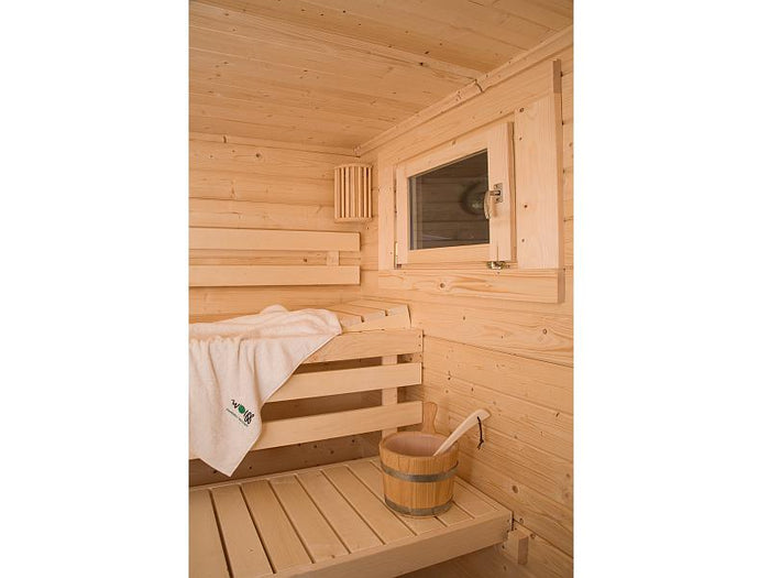 Wolff Saunahaus Mikko 70 Vollglastür