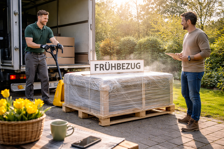 Tipps: Frühbezug – Früh bestellen. Weniger zahlen. Pünktlich zum Frühling genießen.