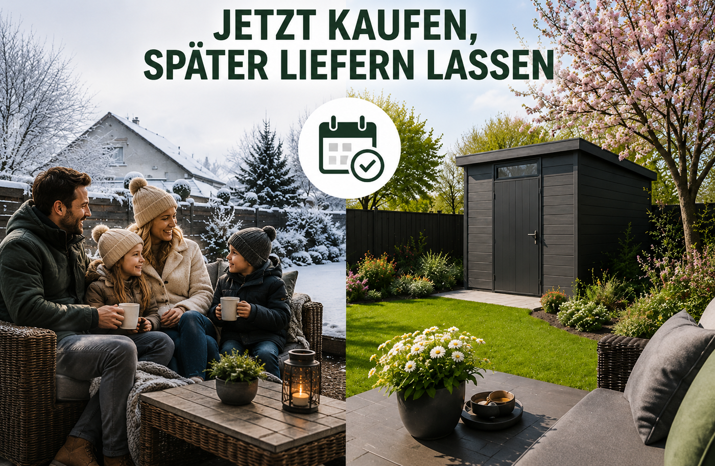 Tipps: Frühbezug – Früh bestellen. Weniger zahlen. Pünktlich zum Frühling genießen.