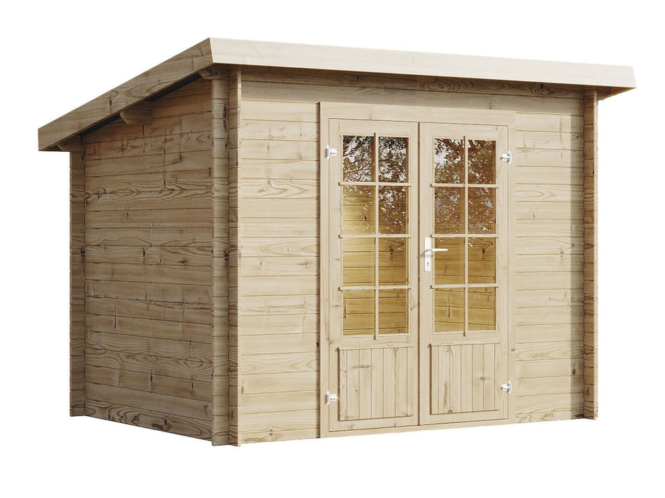 Wolff Finnhaus Gartenhaus Luca 2720 , 28mm