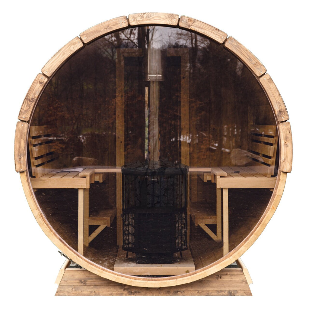 Wolff Finnhaus Einzelfenster feststehend Glaselement Upgrade Vollglasfront für Ø 235