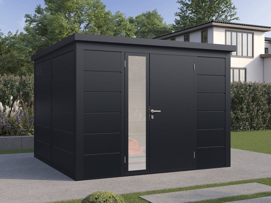 Wolff Finnhaus Metallgartenhaus Ulrik 2929, Anthrazit –