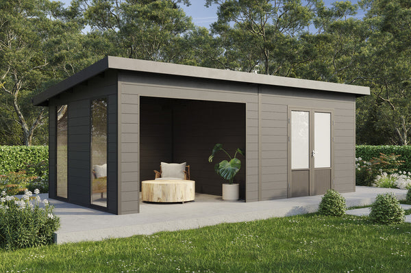 Wolff Finnhaus Wandpaket 6030 Anthrazit