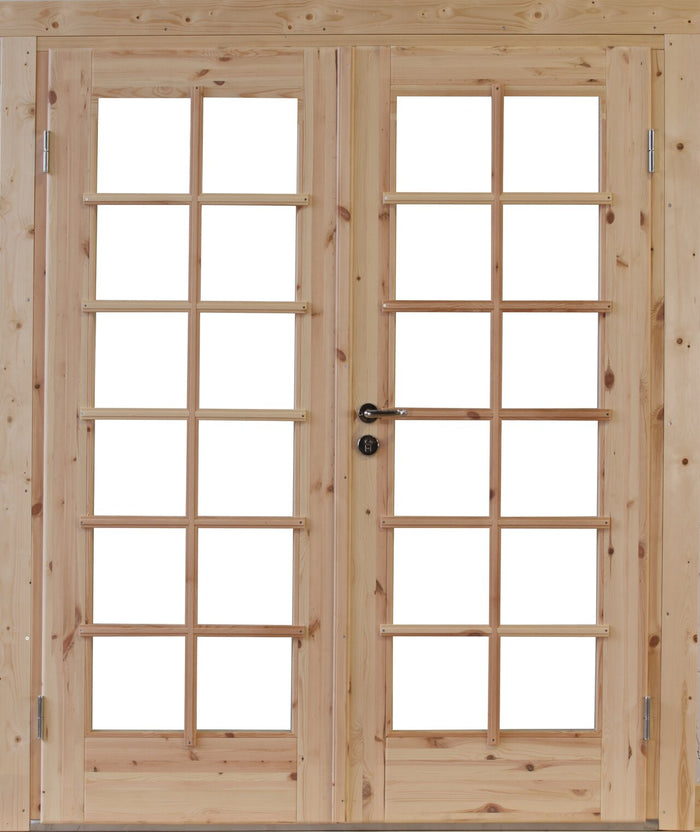 Wolff Finnhaus Doppeltür Lars 40 Isoliert