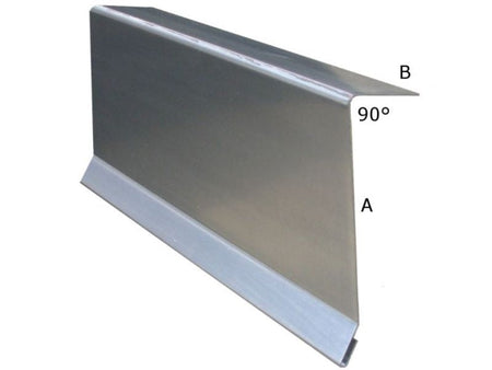 Aluminium Winkelprofil 200 cm Ortblech für Carport-Blenden 12 Stück
