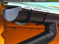 Dachrinnen Set RG 100 anthrazit 700 cm Carport